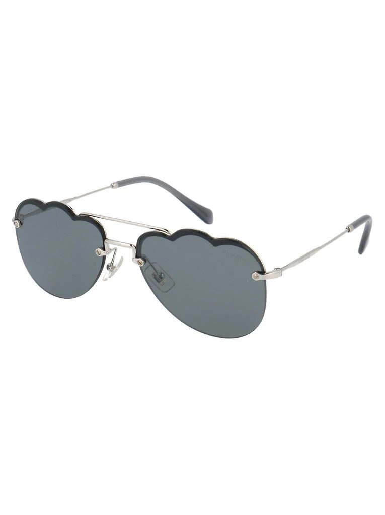 Miu Miu Eyewear Miu Miu Eyewear Pilot Frame Sunglasses 2