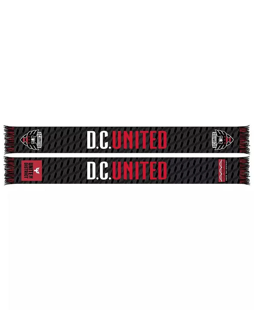 Ruffneck Scarves Men's and Women's Black D.C. United 2024 Jersey Hook Scarf 1
