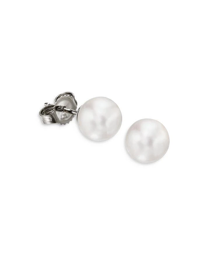 Assael 18K White Gold Japanese Akoya Cultured Pearl Stud Earrings, 9-9.5mm 1