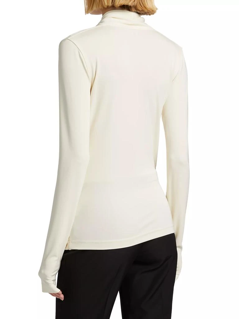 Totême Stretch-Jersey Wrap Top 5
