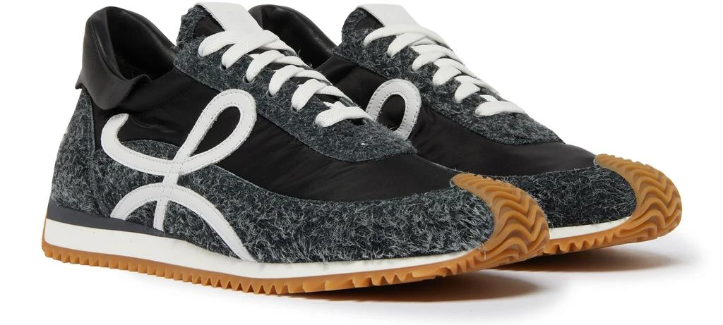 Loewe Flow runner sneakers in nylon and suede 3