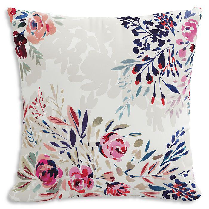 Sparrow & Wren Bianca Floral Multi Down Pillow, 20" x 20"