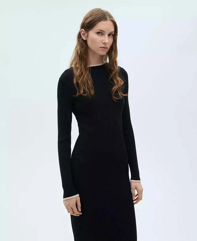 Shop Women's Contrast Ribbed Knit Dress on Sale at BeyondStyle  Get 45%  Off Women's Contrast Ribbed Knit Dress with Limited-Time Flash Deals,  Exclusive Discounts, and Special Offers. Enjoy Unbeatable Savings on