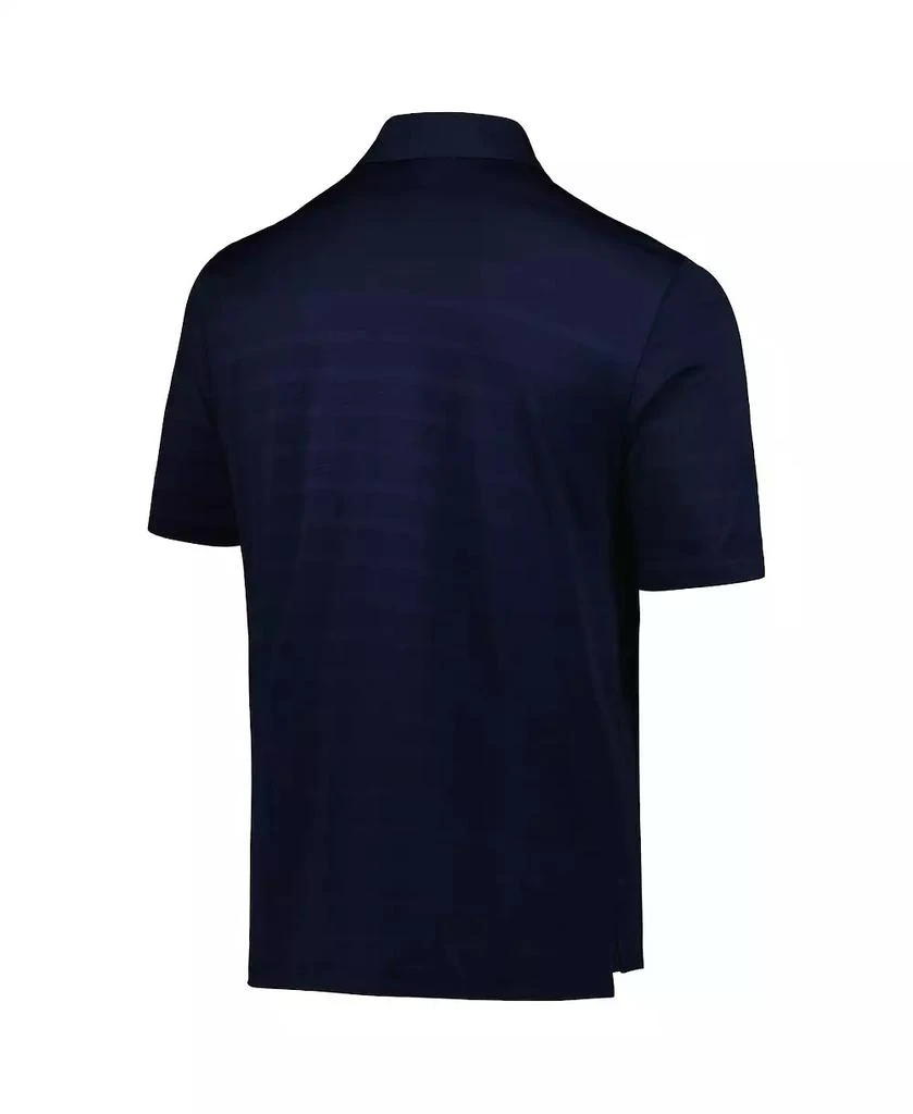 CHAMPION Men's Navy Toledo Mud Hens Textured Solid Polo Shirt 4
