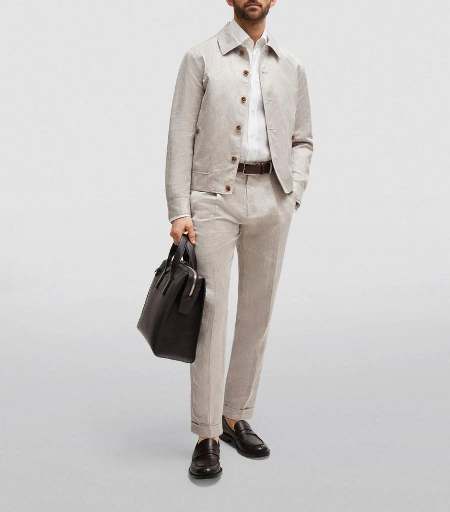 Hugo Boss Linen Long Shirt 2