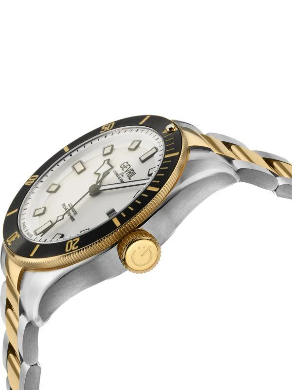 Gevril Yorkville 43MM Two Tone Stainless Steel Bracelet Watch 2