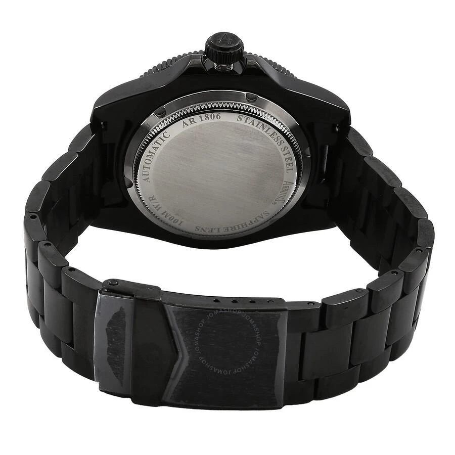 Arbutus Wall Street GMT Automatic Black Dial Men's Watch AR1806BBS 3