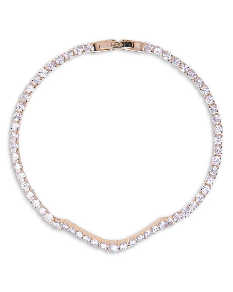 Maje Cascade Crystal Diamante Flex Bracelet 1