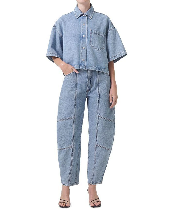 AGOLDE Rona Box Denim Shirt 9