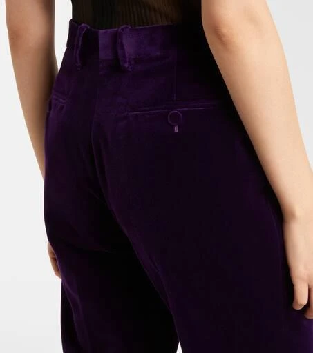 Tom Ford Cotton velvet flared pants 6