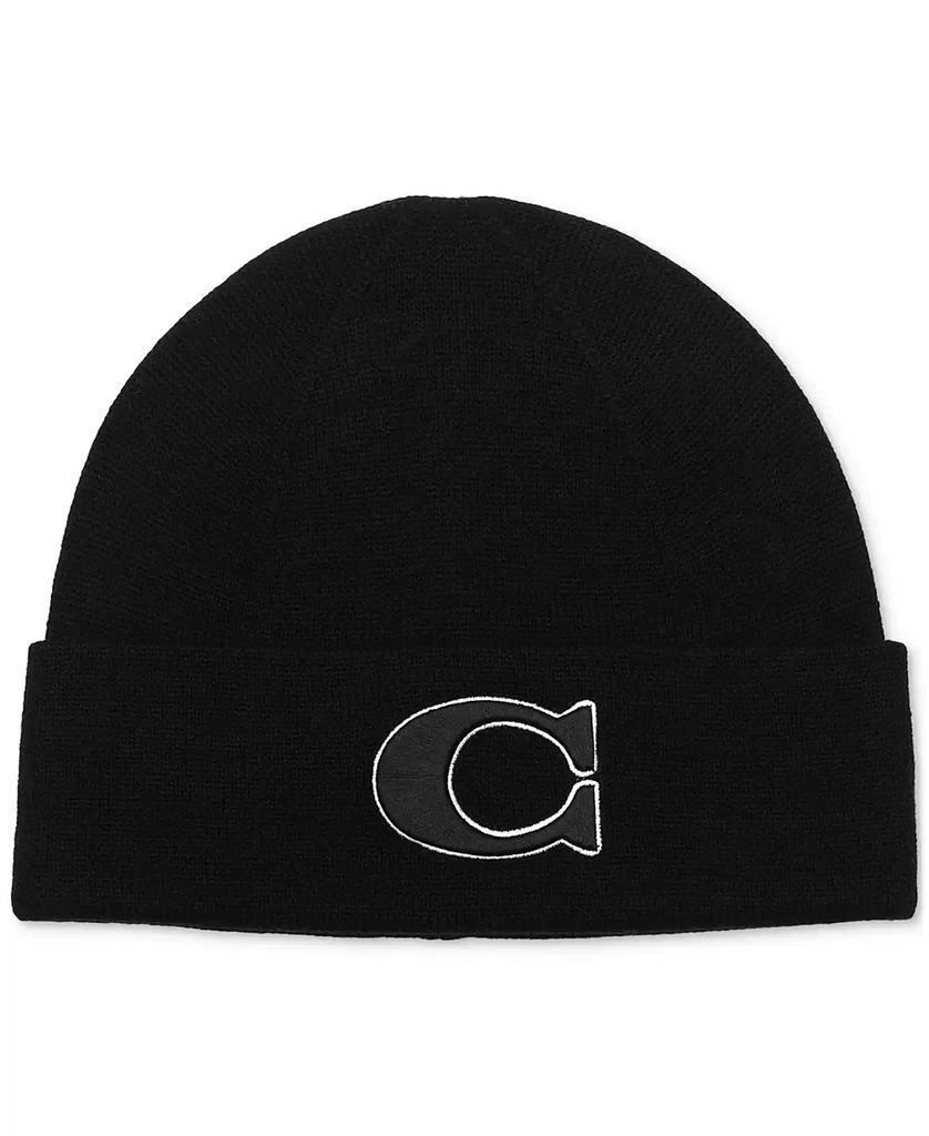 Coach Men's Varsity Logo Beanie 1