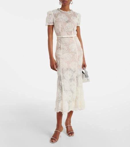 Semi-sheer lace midi dress  On Sale Now with Up to 32% Off | Discover  Exclusive Deals & Savings at BeyondStyle  Authentic Self Portrait dresses|women|cocktail|self-portrait|e|designers|w|n|o|m|clothing  with Limited-Time Discounts, Free Shipping, and
