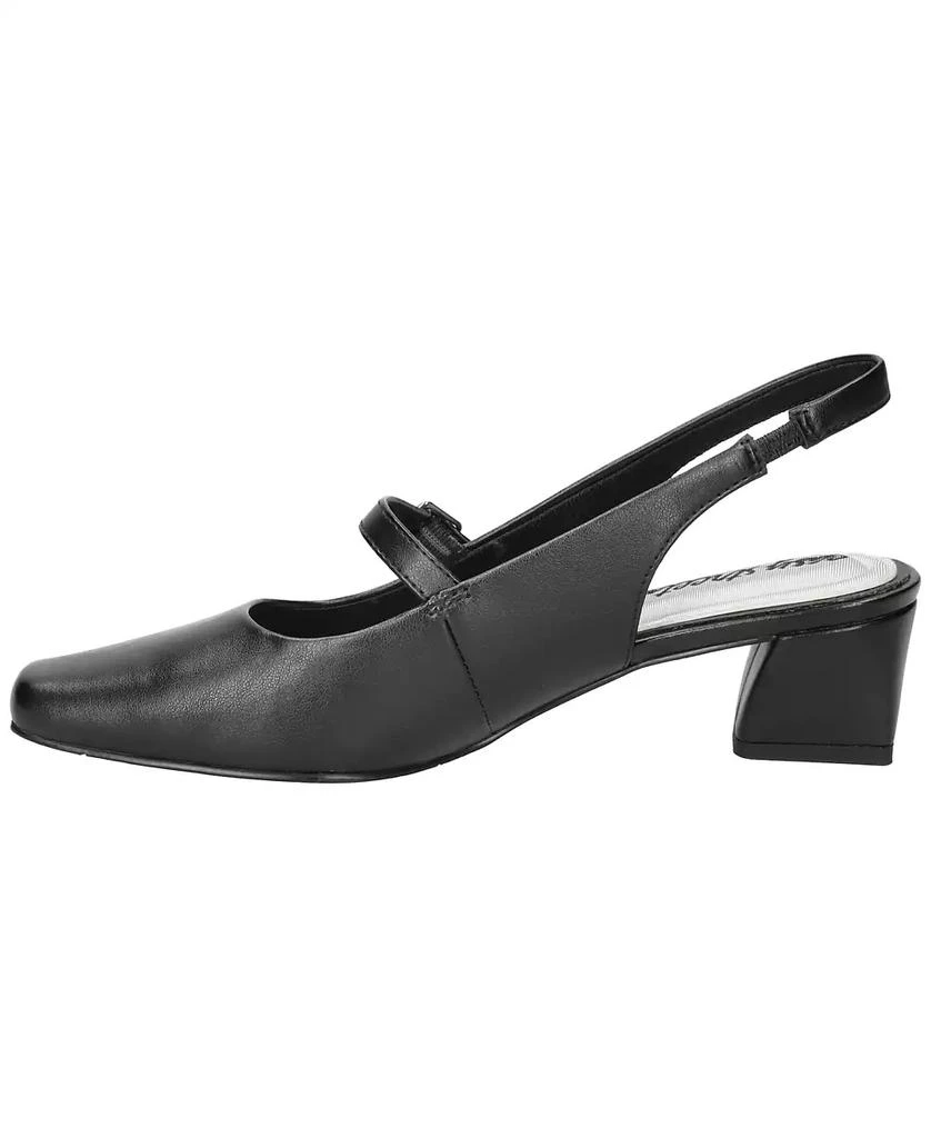 Easy Street Women's Cameo Square Toe Slingback Pumps 7