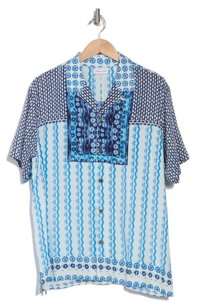 Raga Mixed Print Camp Shirt 3