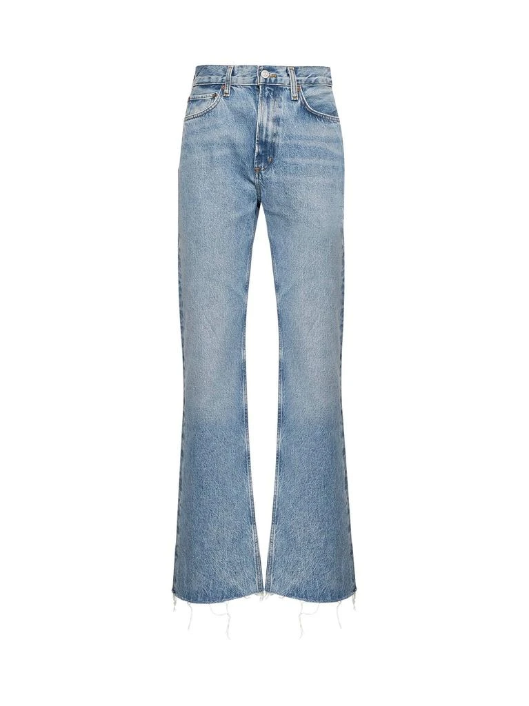 AGOLDE AGOLDE Leena High-Rise Flared-Leg Jeans 1