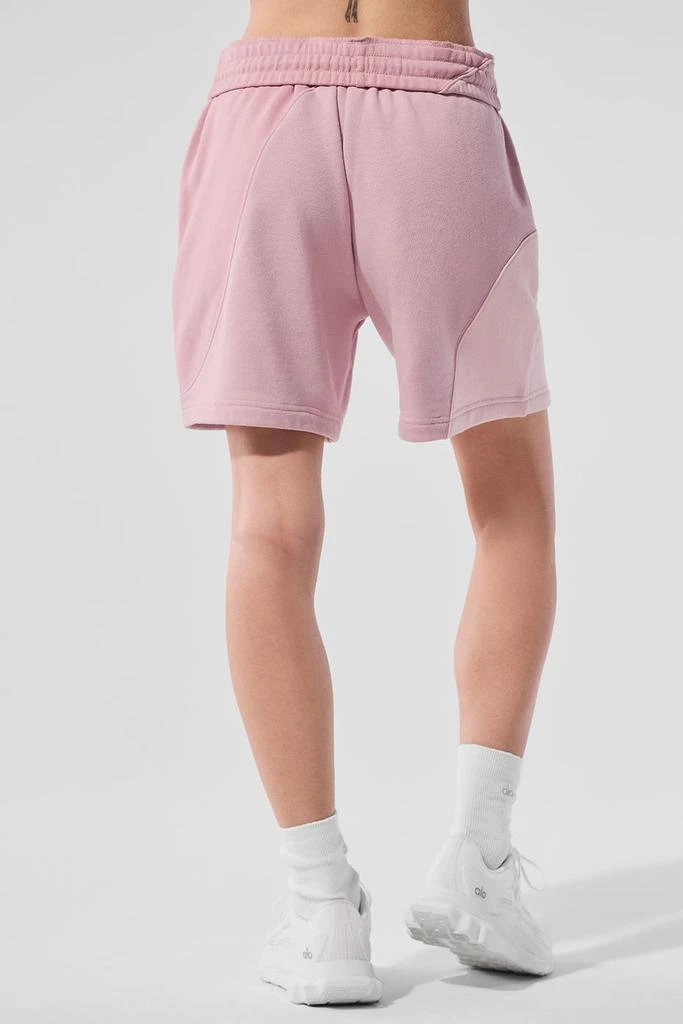 Alo 7" Make Waves Short - Sunset Pink Tonal 2