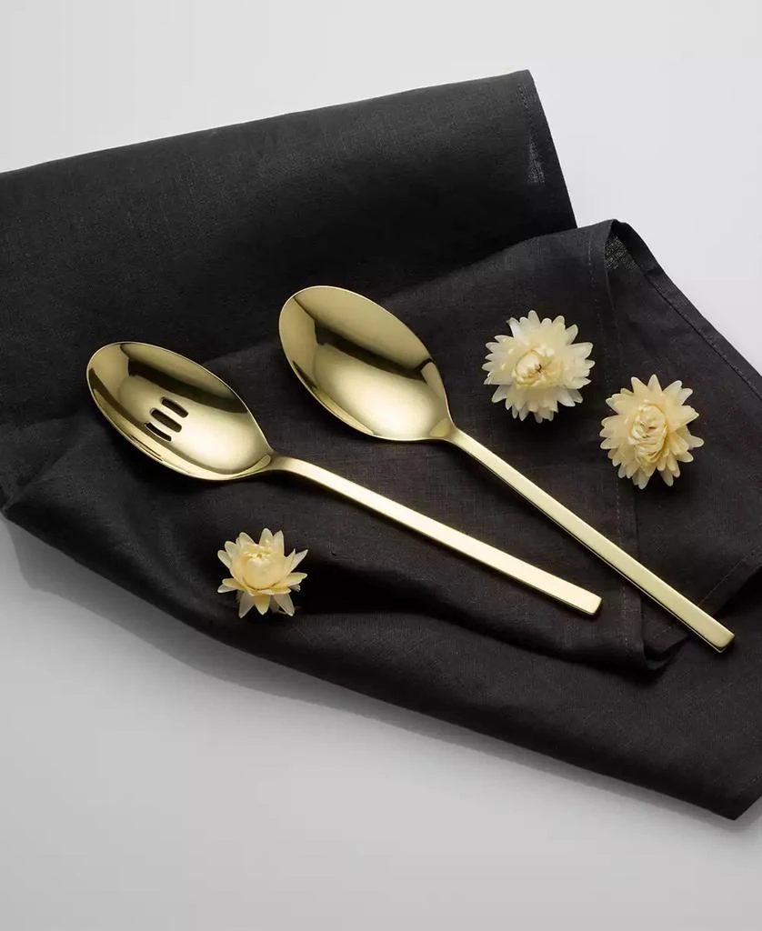 Oneida Allay Champagne 2-Piece Serving Spoon Set 5