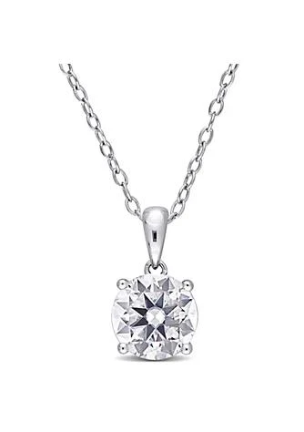 Belk
Co. Lab Created 1.84 ct. t.g.w. Created Moissanite Solitaire Pendant with Chain in Sterling Silver