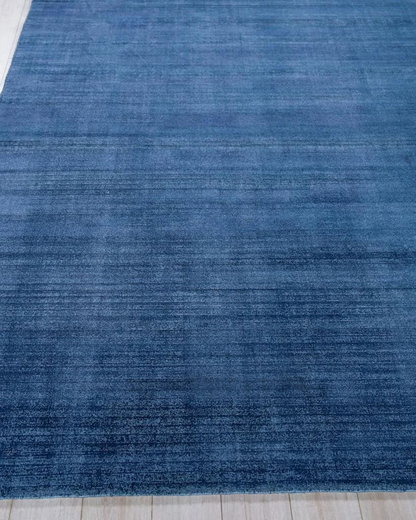 Exquisite Rugs Martelli Modern Hand-Loomed Navy Rug, 4' x 6' 2
