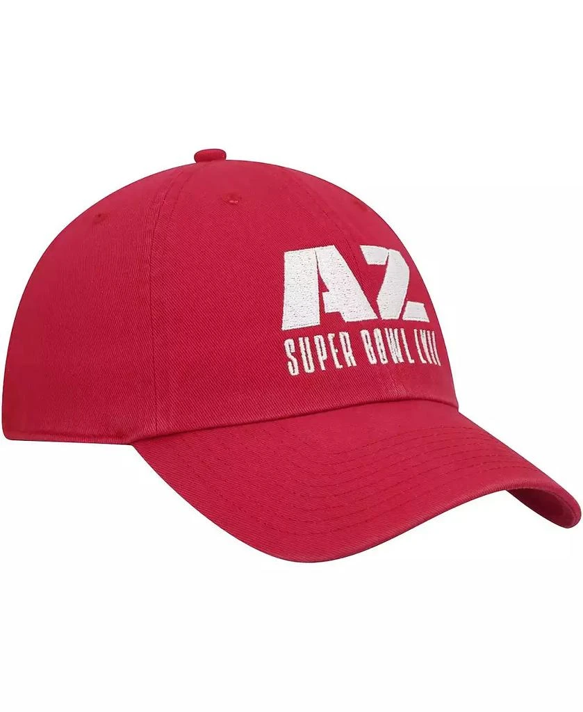 47 Brand Men's Red Super Bowl LVII Script Clean Up Adjustable Hat 3