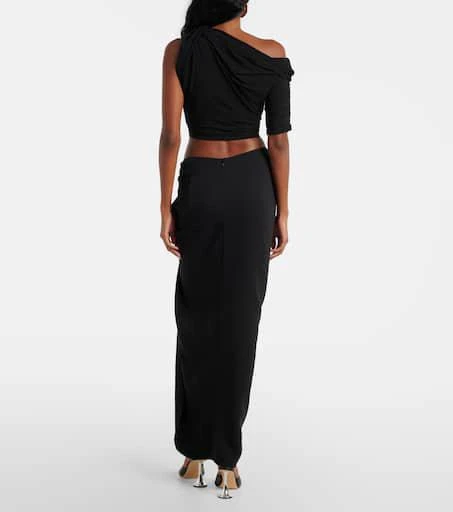 Christopher Esber Ruched jersey maxi skirt 3