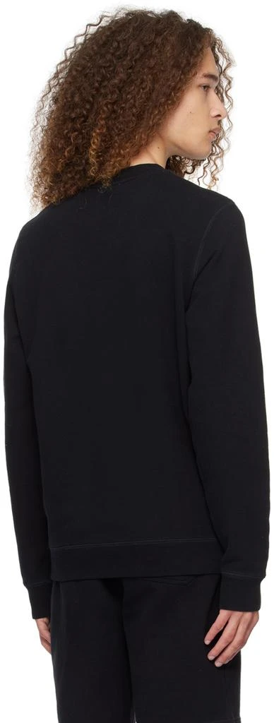 Sunspel Black Crewneck Sweatshirt 3