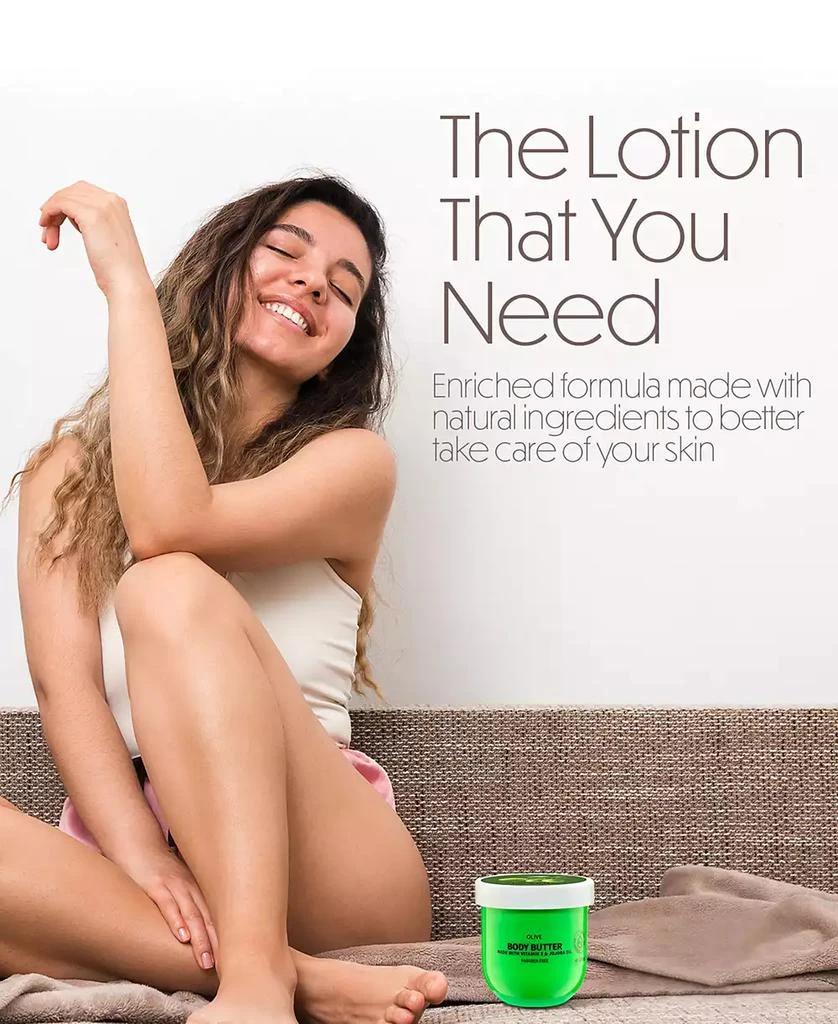 Lovery Olive Scented Whipped Body Butter, Bath and Body Care Cream, 170ml 5