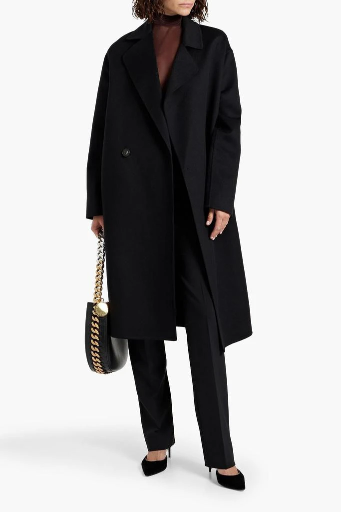 Stella McCartney Double-breasted wool-felt coat 2