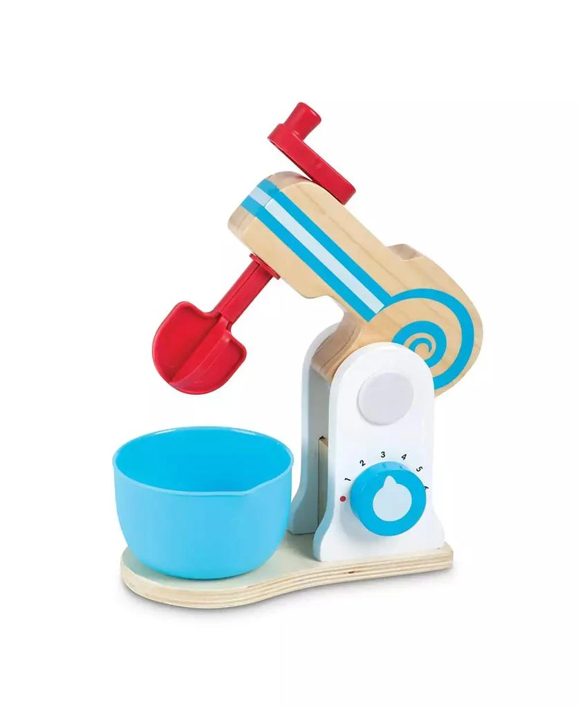 Melissa & Doug Melissa & Doug Wooden Make-a-Cake Mixer Set (11 pcs) - Play Food and Kitchen Accessories 2