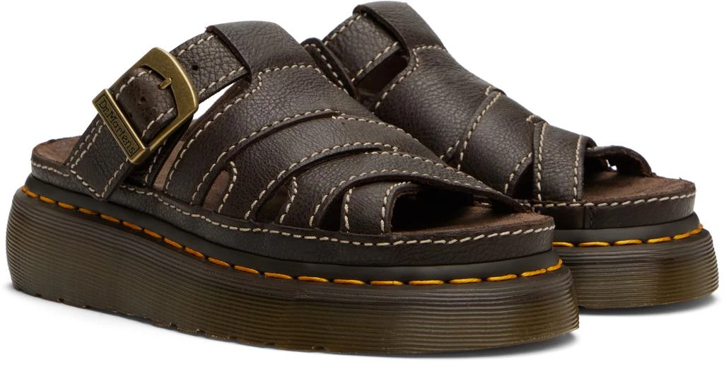 Dr. Martens Brown Maxxy Slide Sandals 4