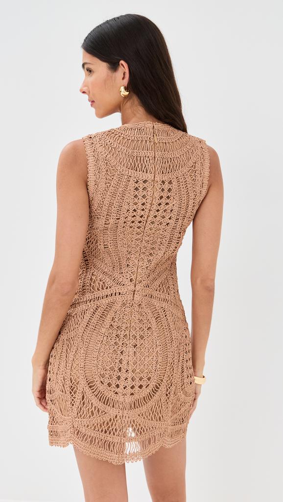 SIMKHAI Coen Crewneck Mini Dress