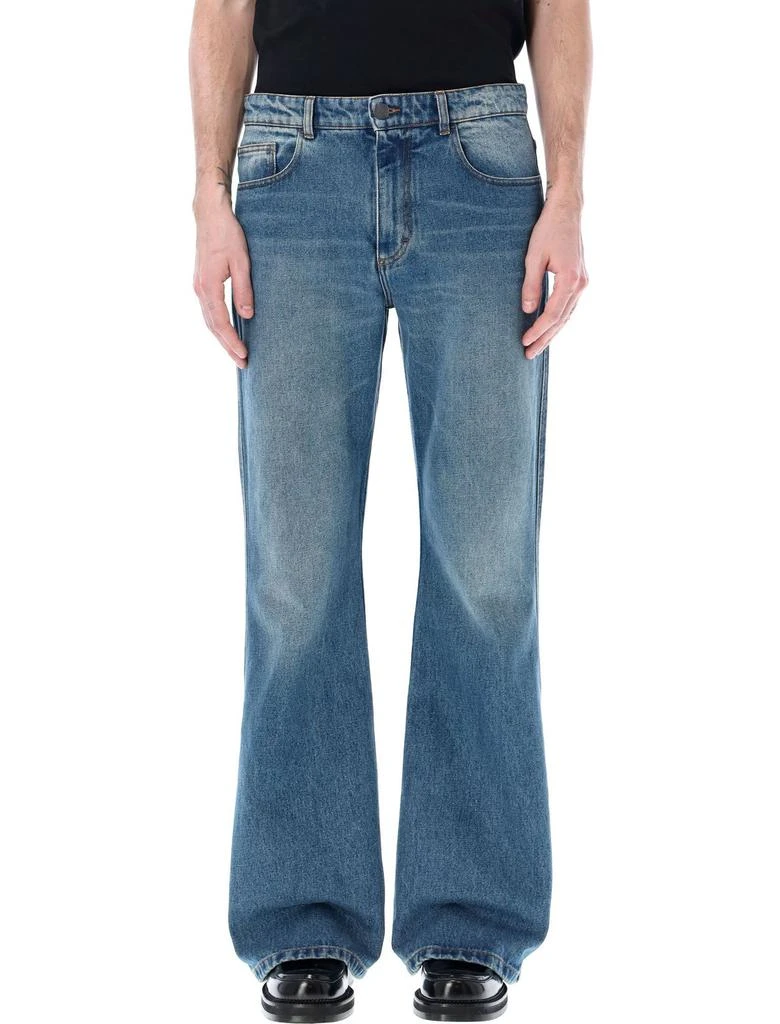 AMI AMI Mid-Rise Flared Jeans 1