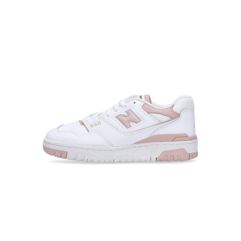 New Balance Scarpa Low Woman 550 White/pink