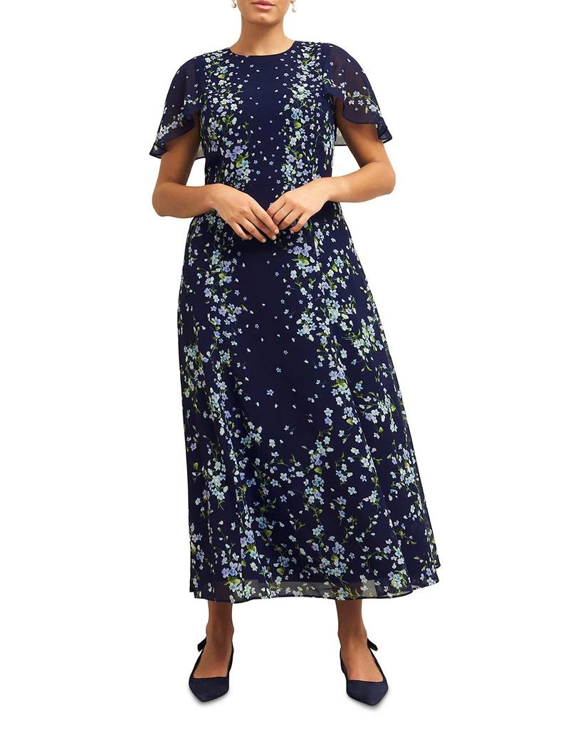 HOBBS LONDON Rosella Flutter Sleeve Dress 1