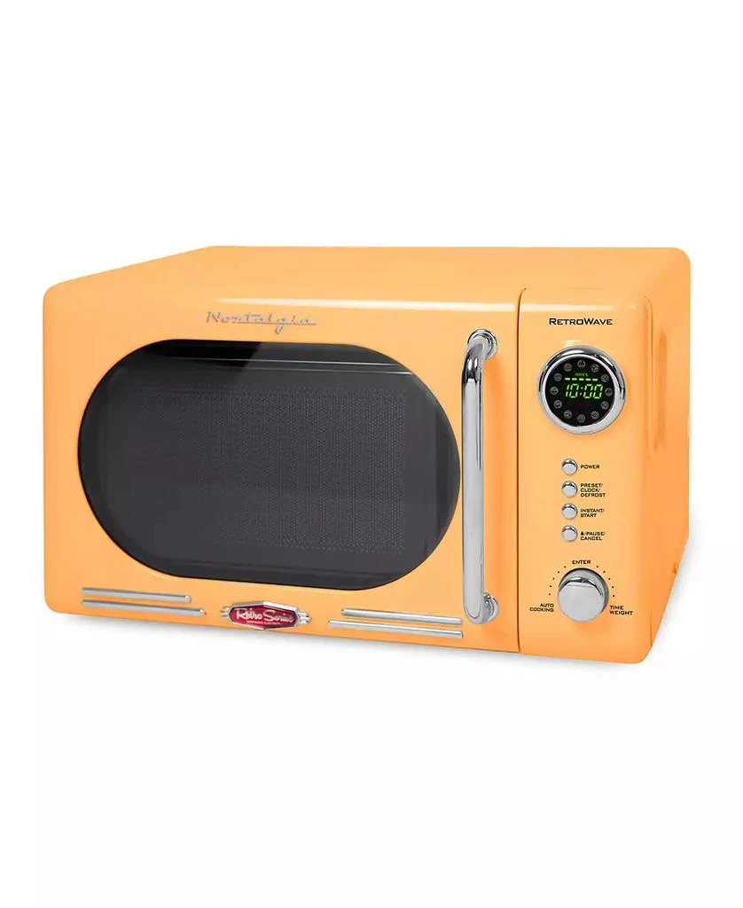 Nostalgia Retro 0.7 Cubic Foot 700 Watt Countertop Microwave Oven 1