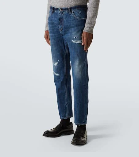 Dolce 
Gabbana Distressed straight jeans 3