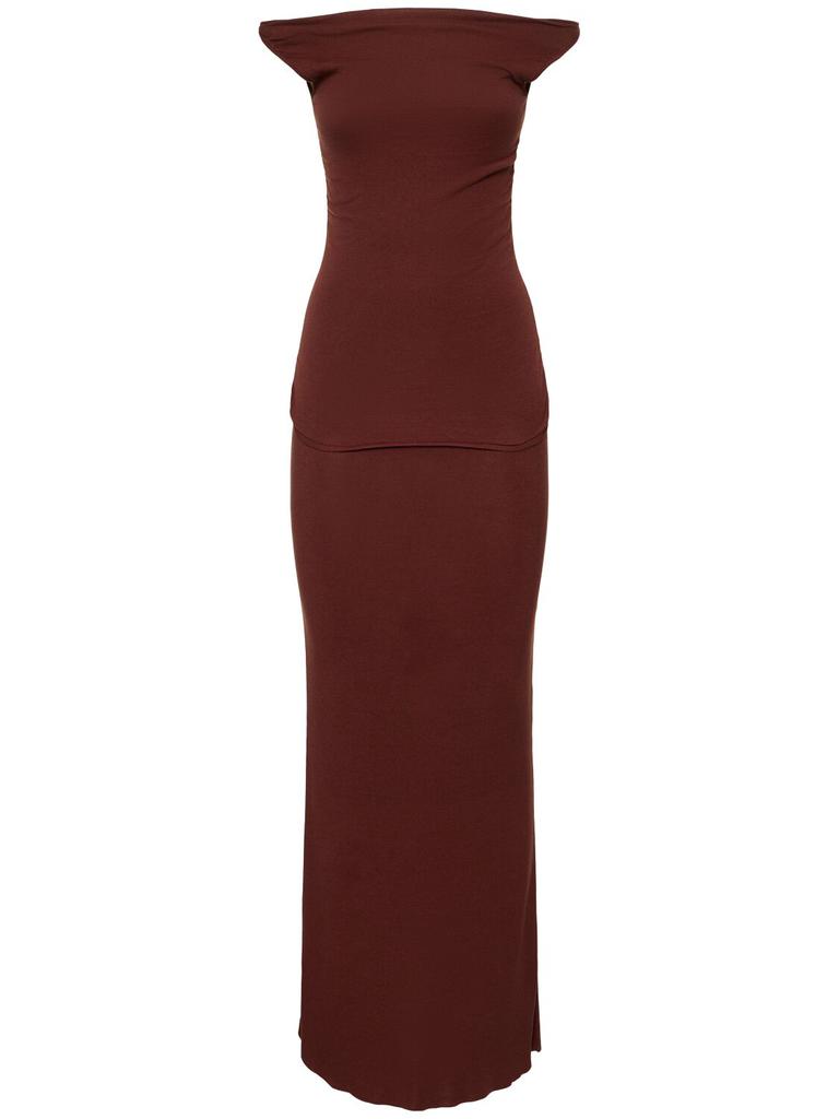 Aya Muse Lvr Exclusive Silk Viscose Long Dress