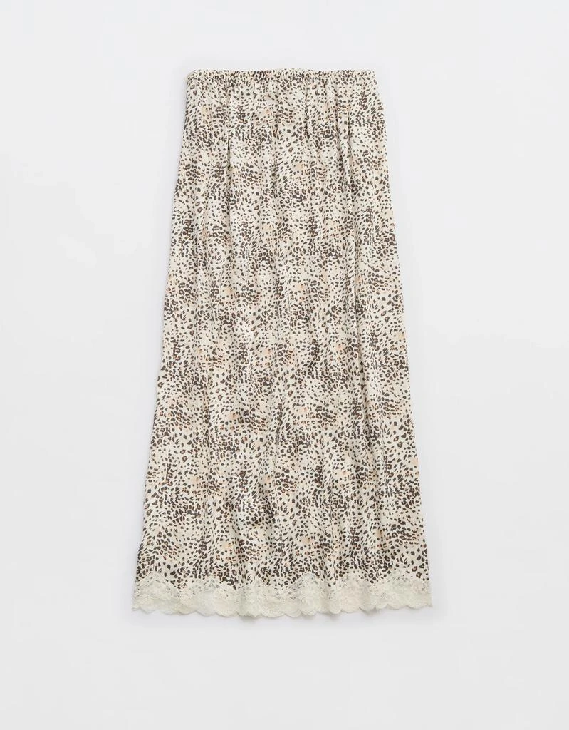 Aerie Aerie Satin Midi Skirt 4