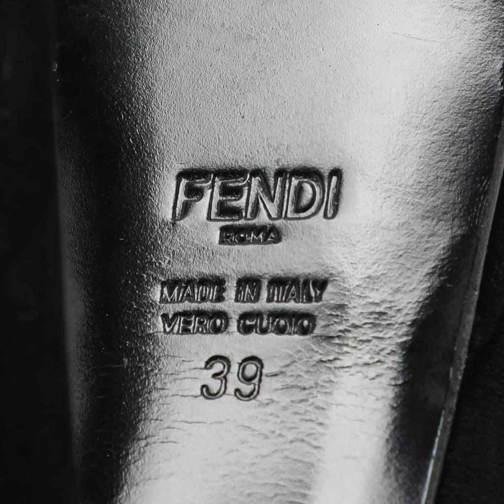 Fendi Fendi Black Suede Fendista Platform Pumps Size 39 8