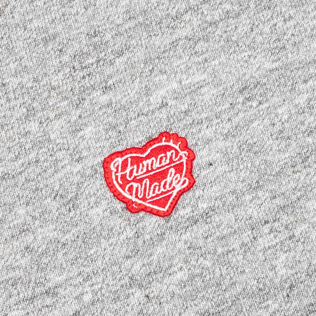 Human Made Heart Badge T-Shirt - Grey 3