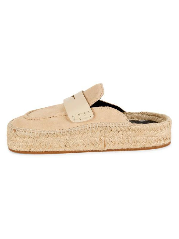 JW Anderson Suede Platform Espadrille Mules 4