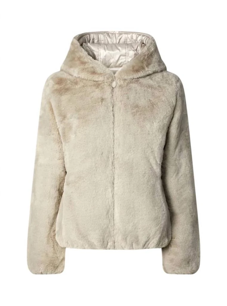 Save The Duck Women's Laila Jacket In Mud Grey 1