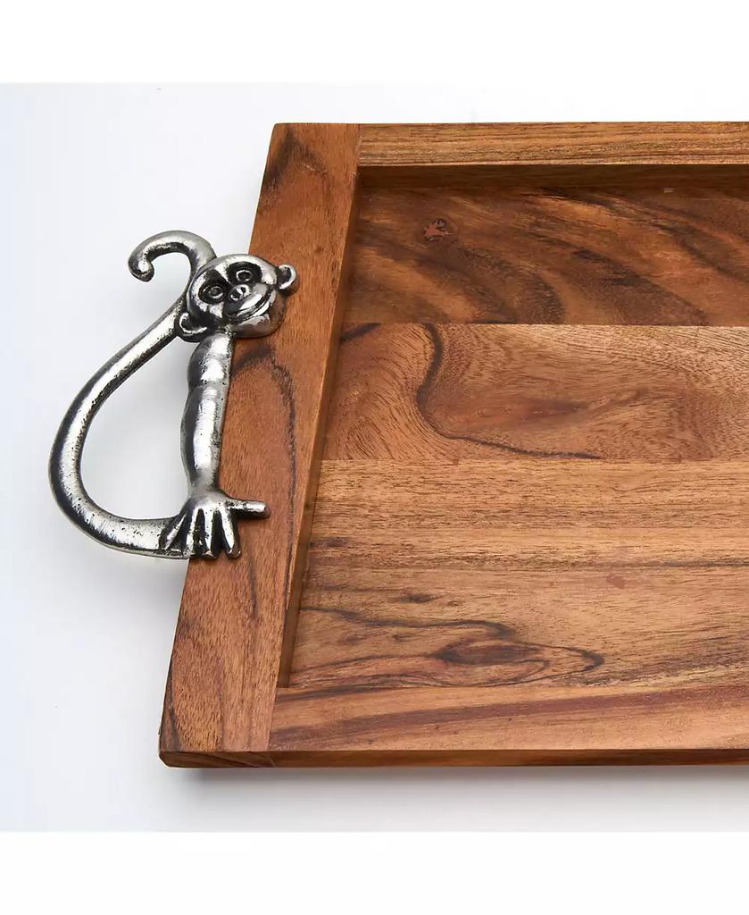 Godinger Monkey Design Rectangular Tray 10" L x 15" W