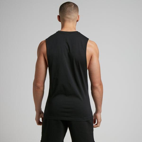 Myprotein MP Men's Rest Day Drop Armhole Tank Top - Black