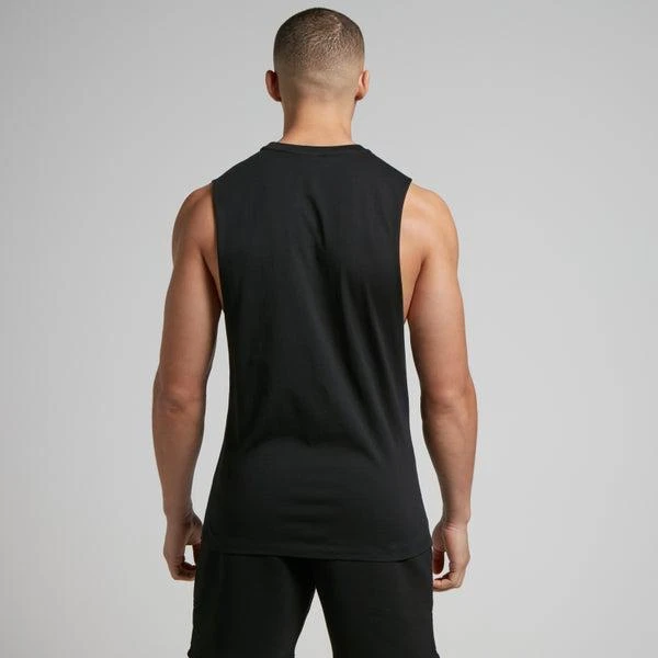 MP MP Men's Rest Day Drop Armhole Tank Top - Black 2