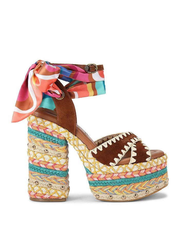 Kurt Geiger Women's Chelsea Scarf Platform Sandals 1