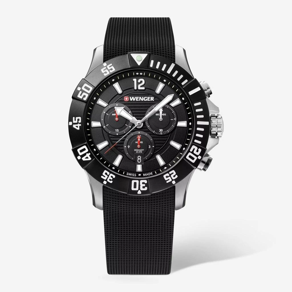 Wenger Wenger Swiss Army Seaforce Chronograph 43mm Quartz Men's Watch 01.0643.118 1