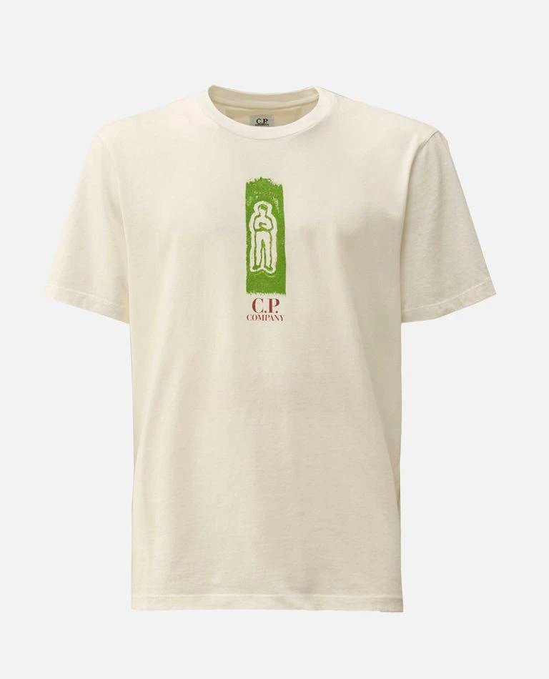 C.P. Company Front And Back Logo T-shirt 1