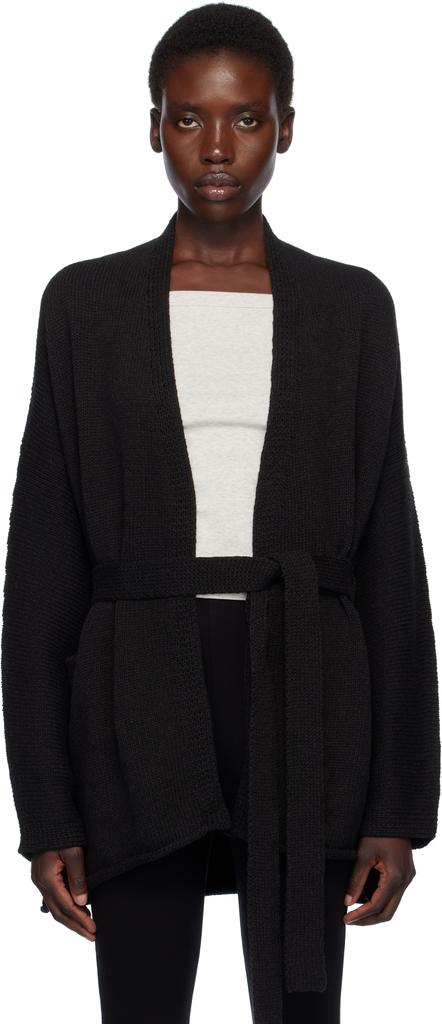 LAUREN MANOOGIAN Black Coto Cardigan