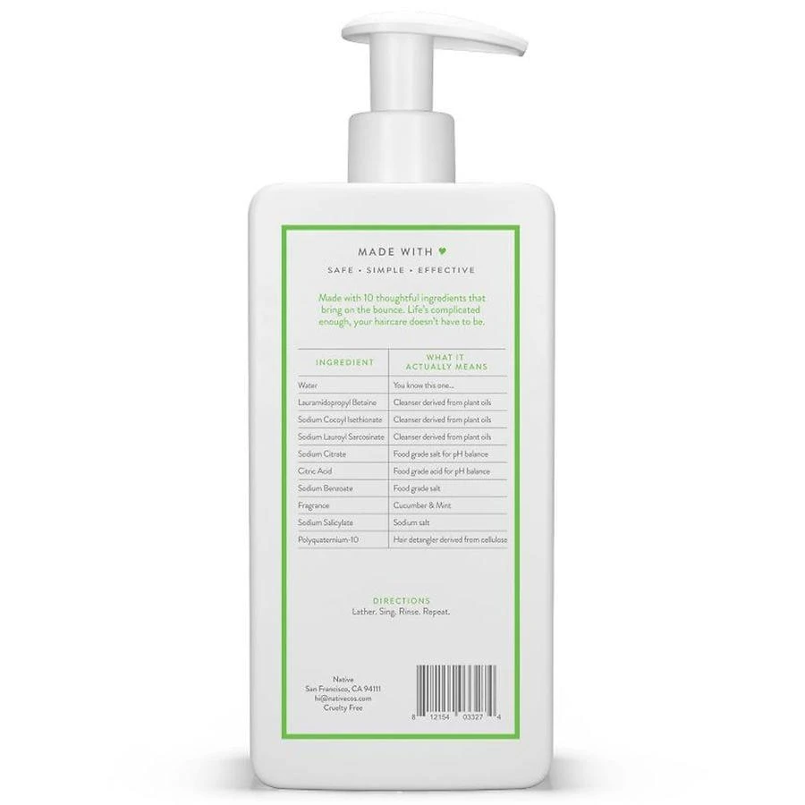 Native Volumizing Shampoo Cucumber & Mint 2